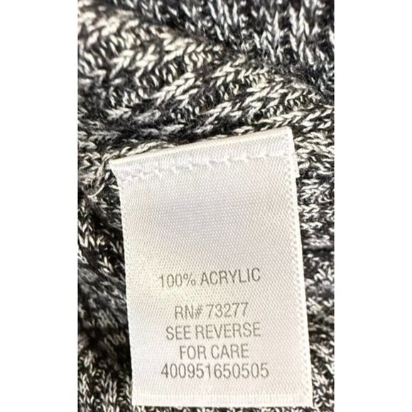 Dana Buchman Gray Mock Neck Sleeveless Sweater Top M | Minimalist Layering Knit - Picture 3 of 4